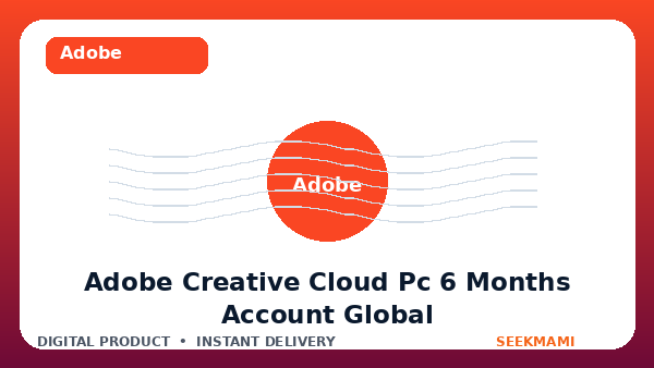 Adobe Creative Cloud Pro PC 6 Months — Account — GLOBAL product image