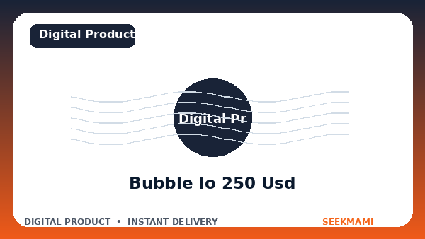 Bubble.io 250 USD product image