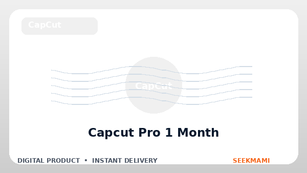 CapCut Pro 1 Month product image