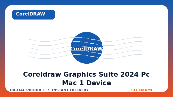 CorelDRAW Graphics Suite 2024 — PC, Mac 1 Device Lifetime — Key — GLOBAL product image