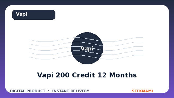 Vapi 200 USD Credit 12 Months product image